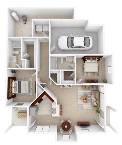 3801 So. Water Tower Place 1-3 Beds Apartment for Rent - Photo Gallery 36